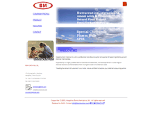 Tablet Screenshot of bmchemical.com